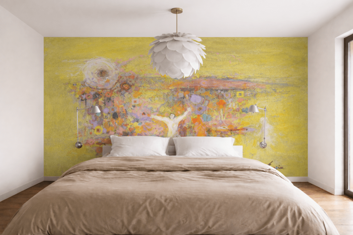 Sunlit Blossom Mosaic