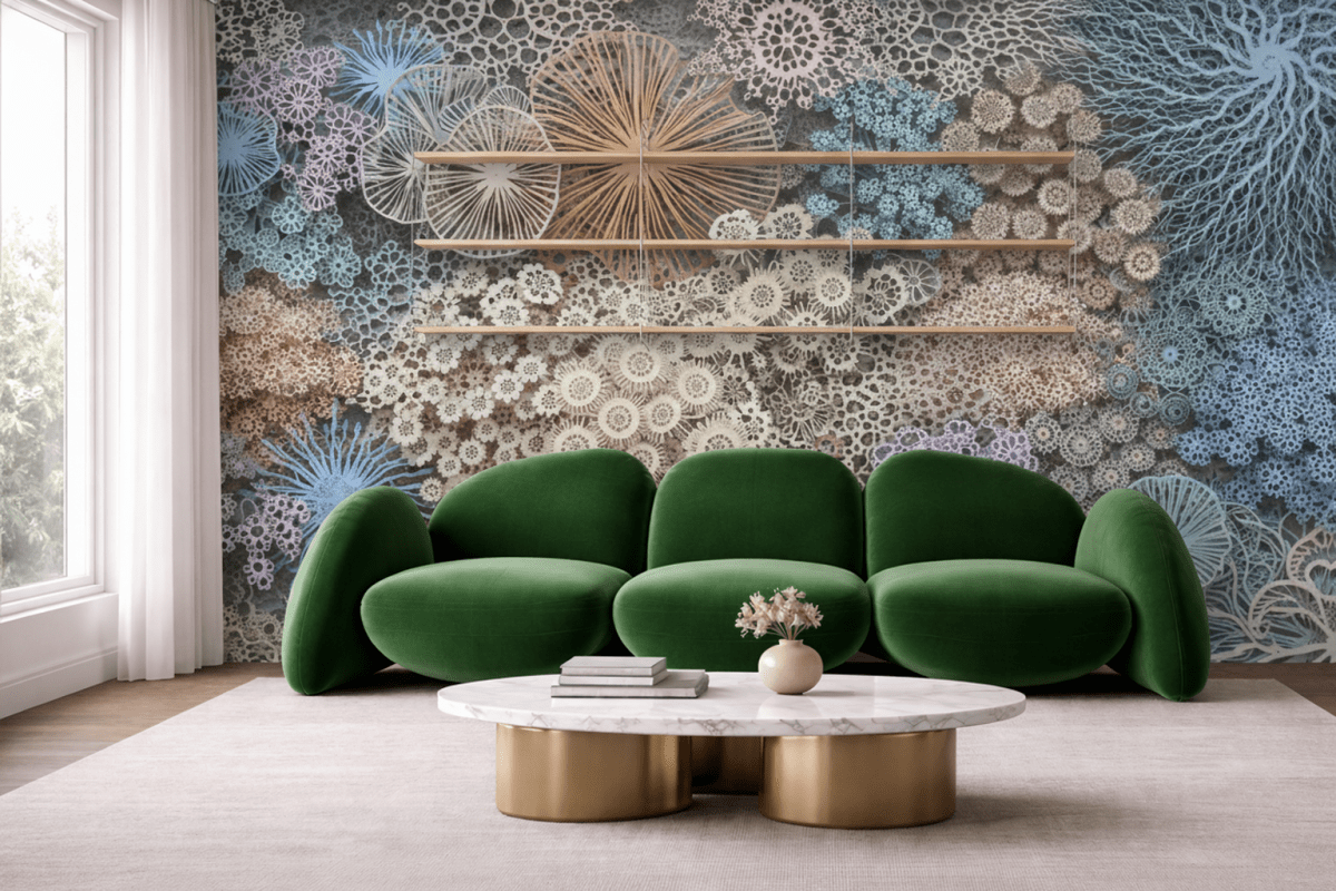 Coral Mosaic Fretwork