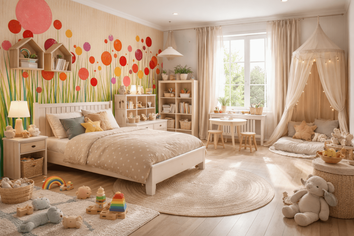 Vibrant Sphere Meadow