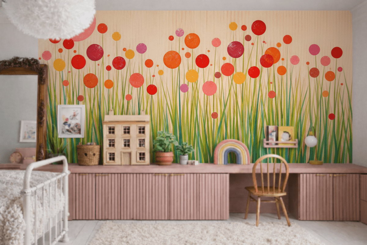 Vibrant Sphere Meadow