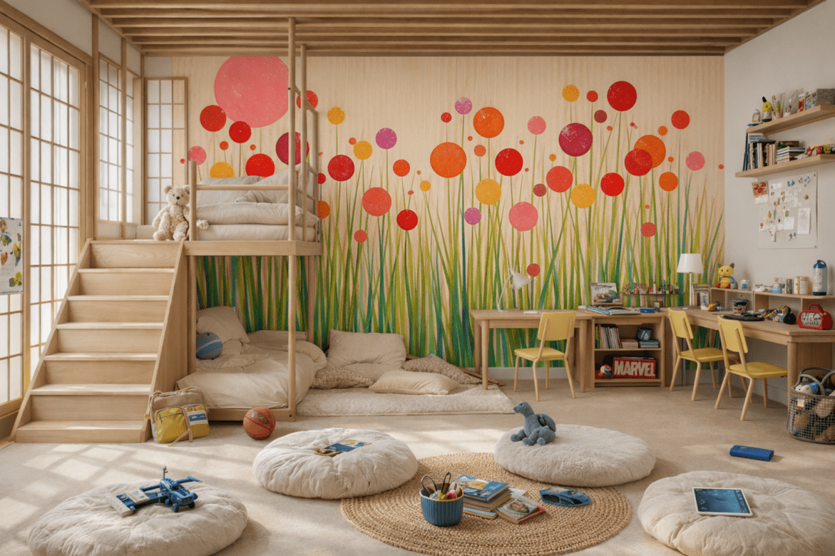 Vibrant Sphere Meadow