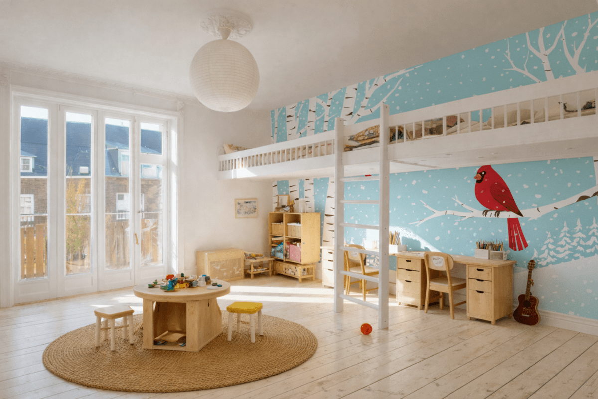 Crimson Winter Perch