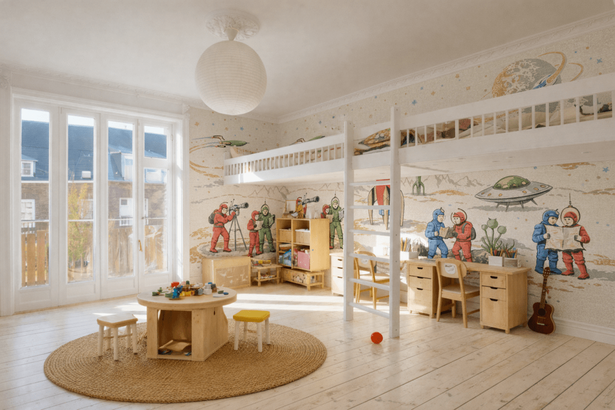 Galactic Exploration Scene