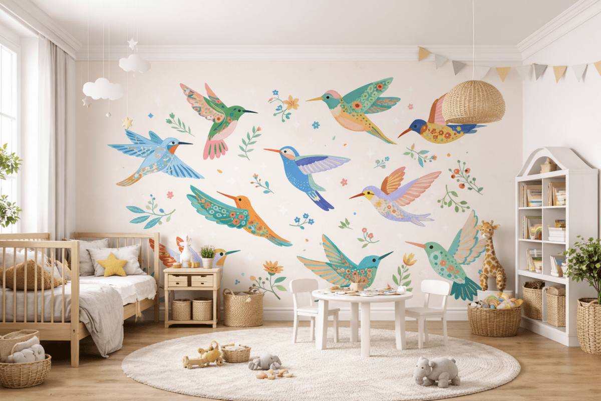 Porcelain Mural Flight