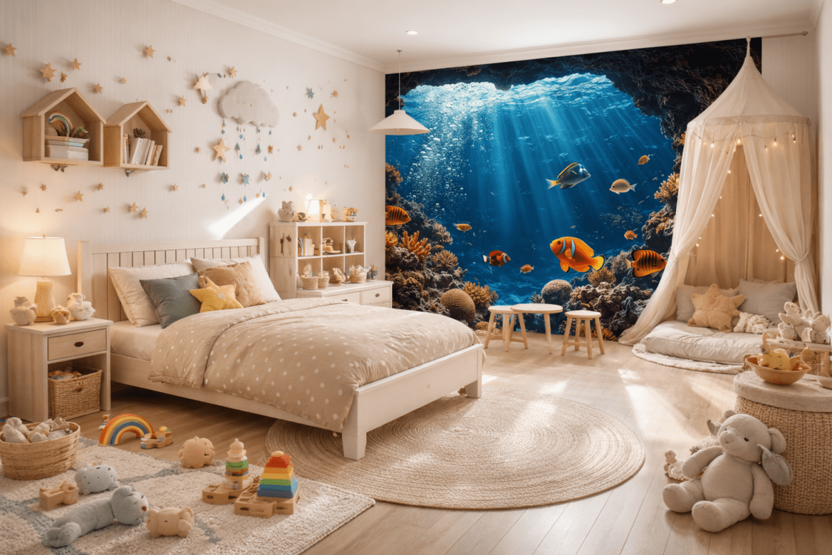 Coral Abyss Canvas