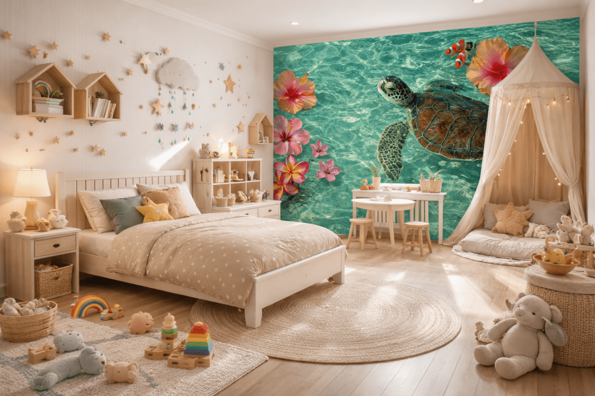 Ocean Floral Mosaic
