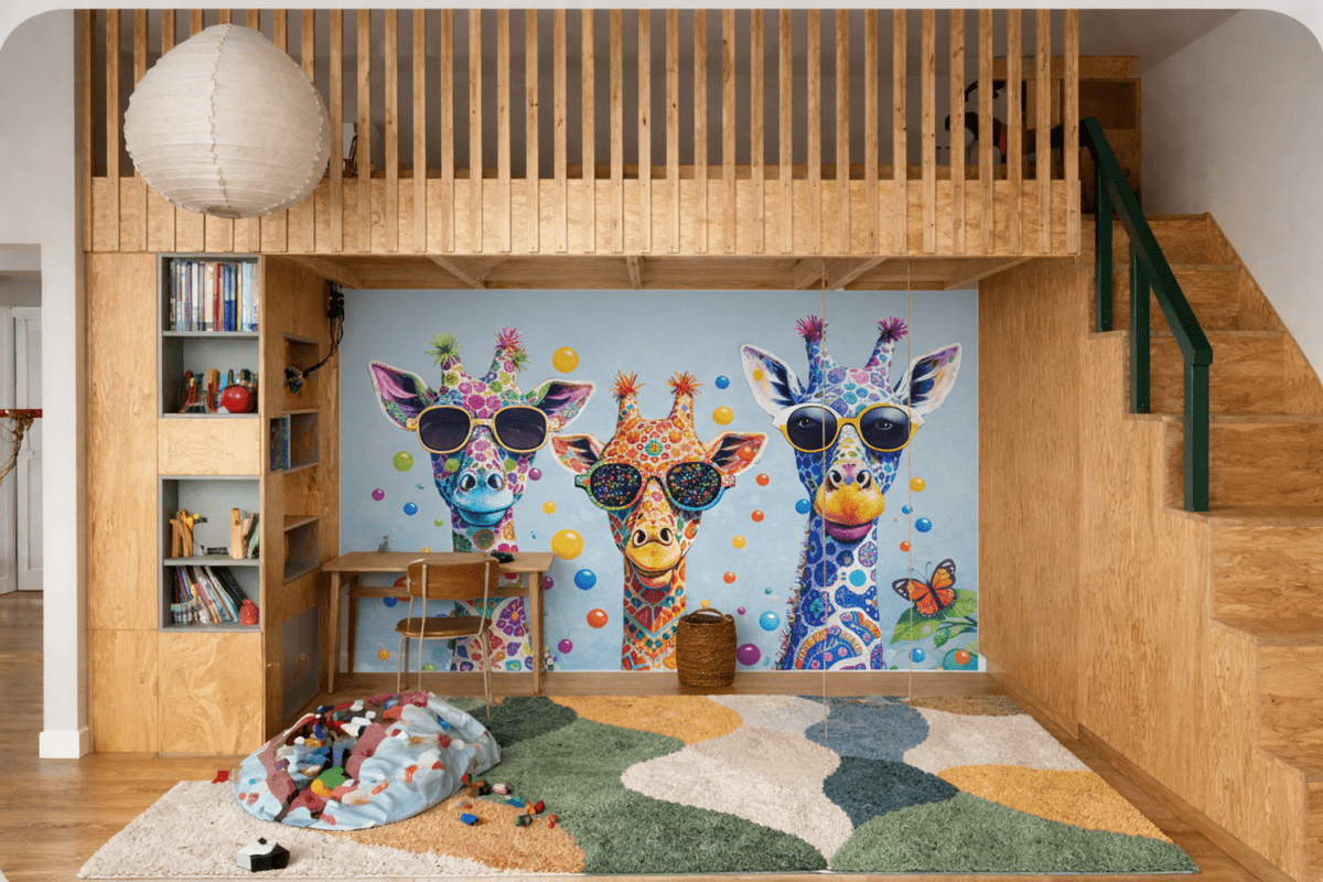 Kaleidoscopic Giraffes