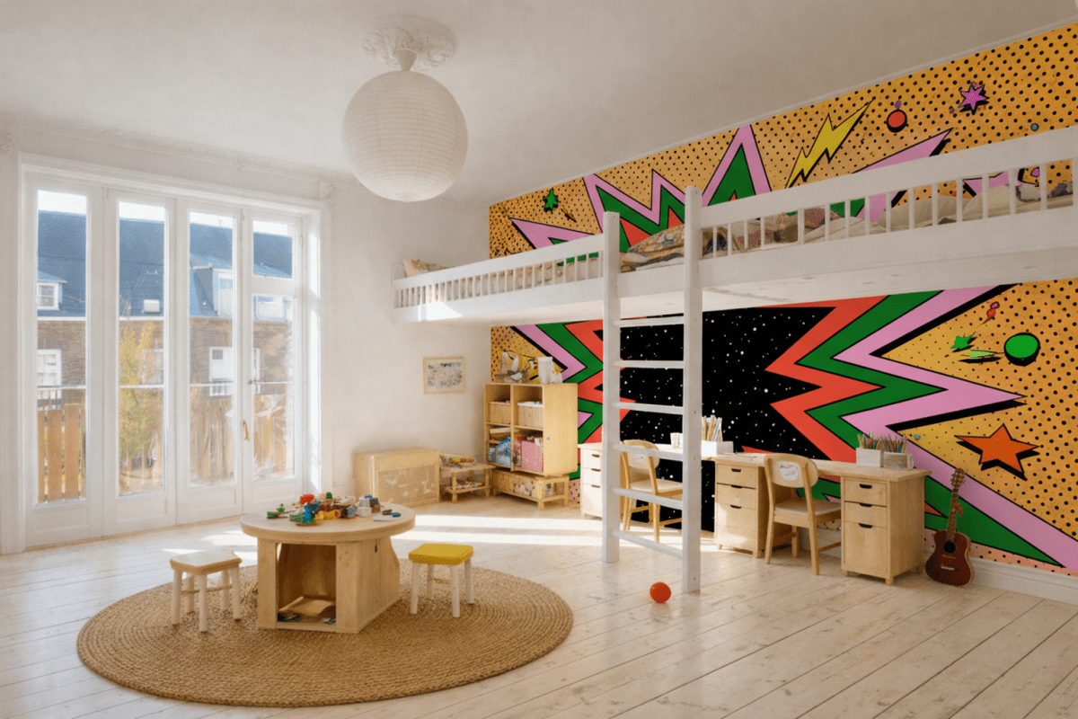 Cosmic Burst Mural