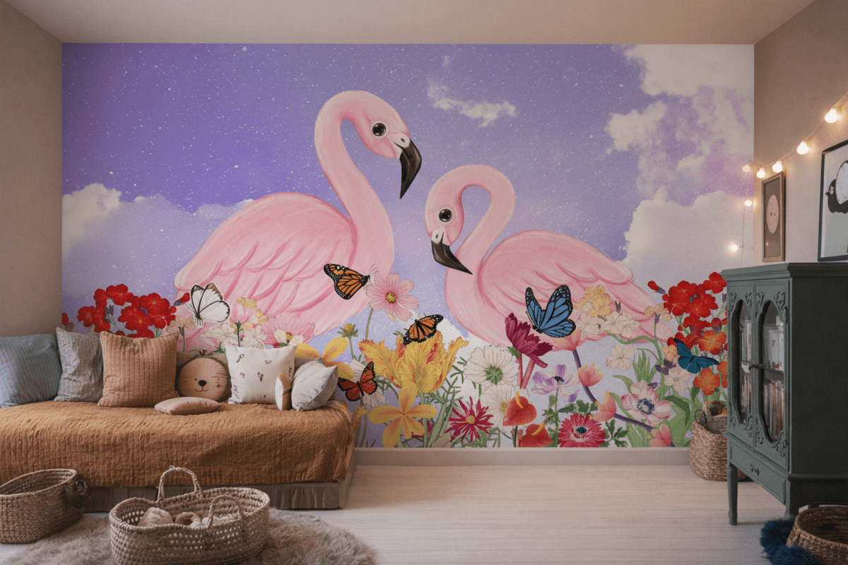 Flamingo Blossom Bounty