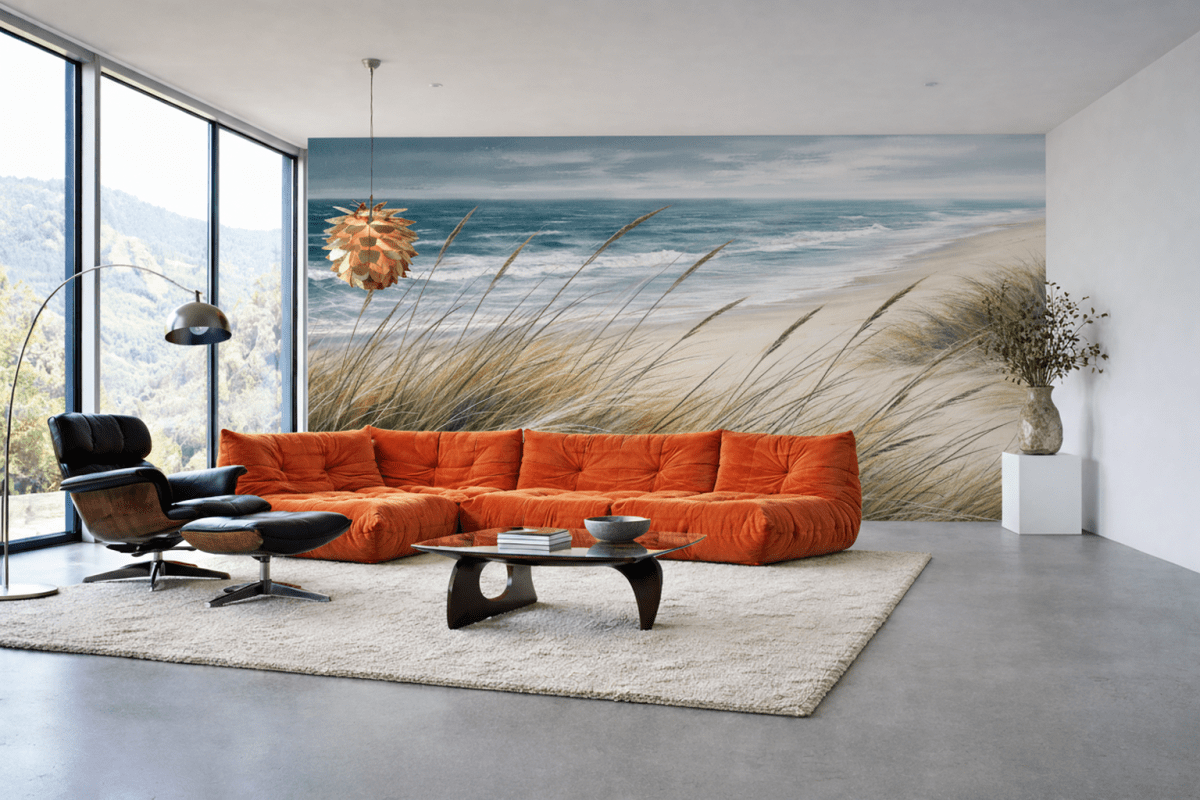 Serene Shoreline Grass