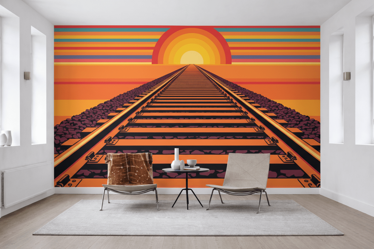 Golden Railway Vista