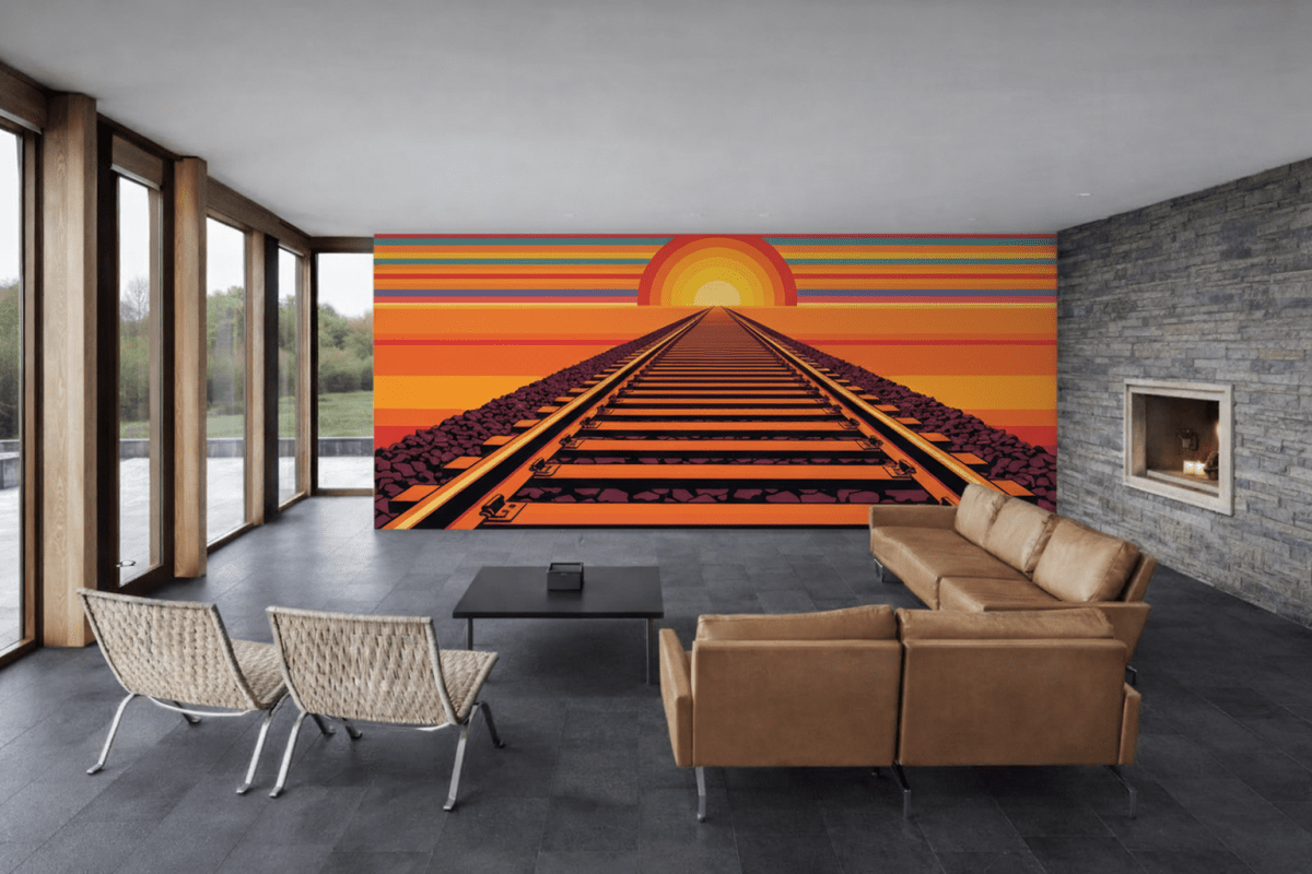 Golden Railway Vista