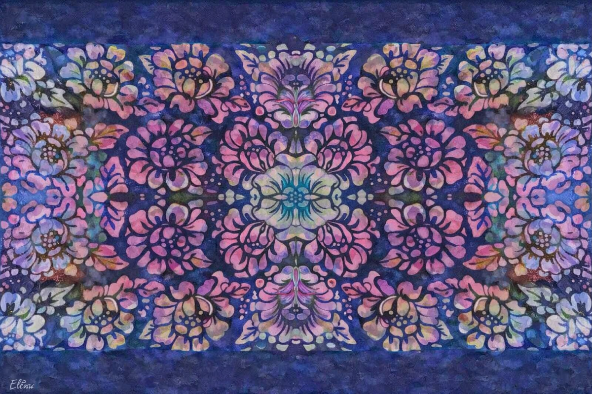 Rippled Petal Tapestry