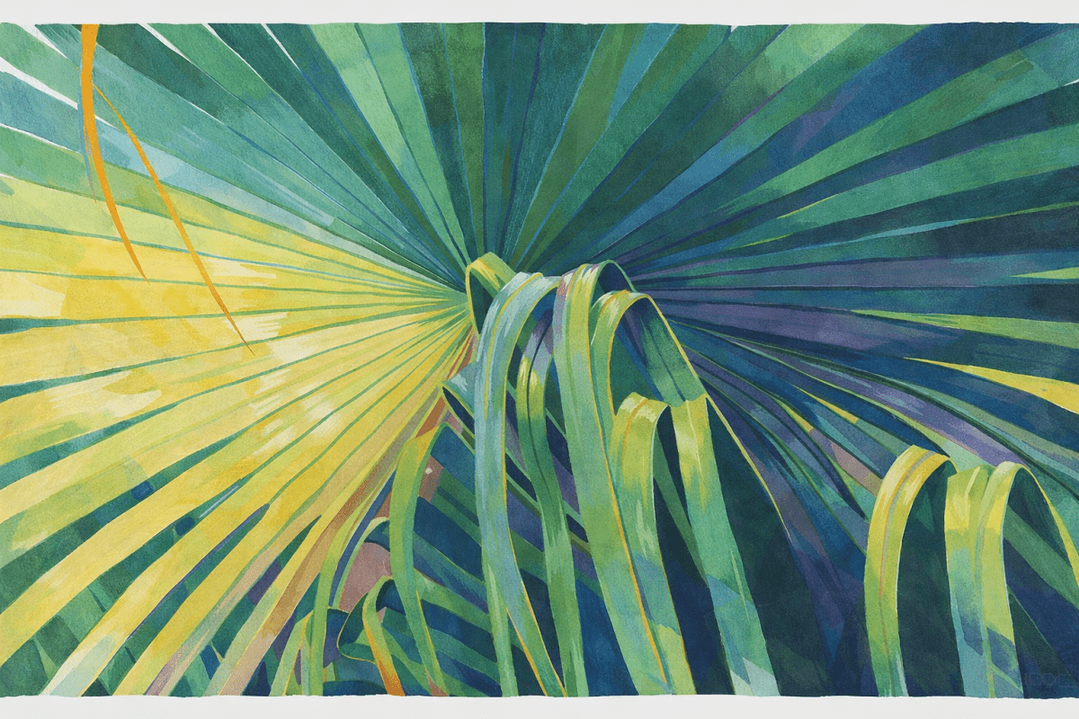 Emerald Fan Leaf