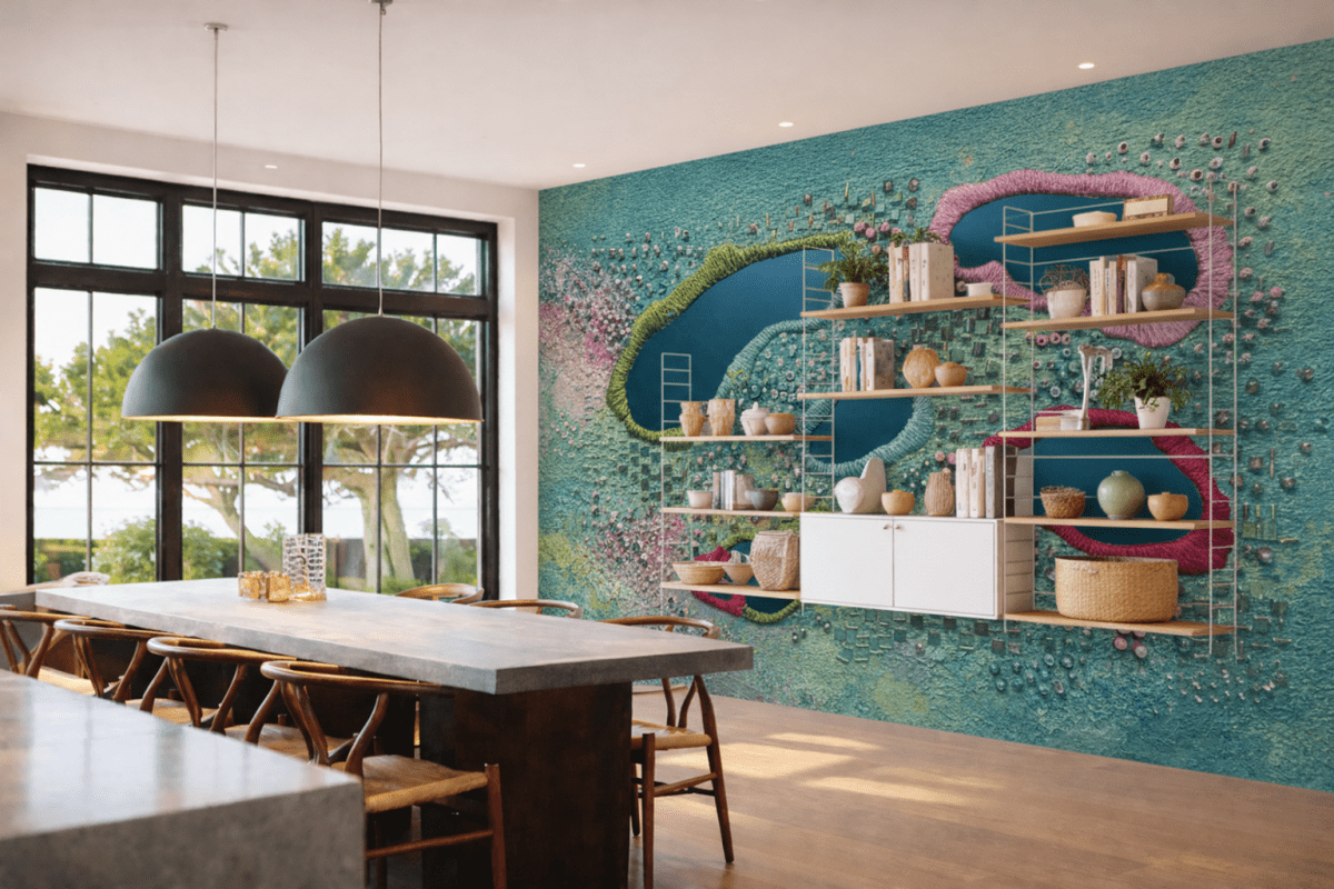 Textured Basin Tapestry