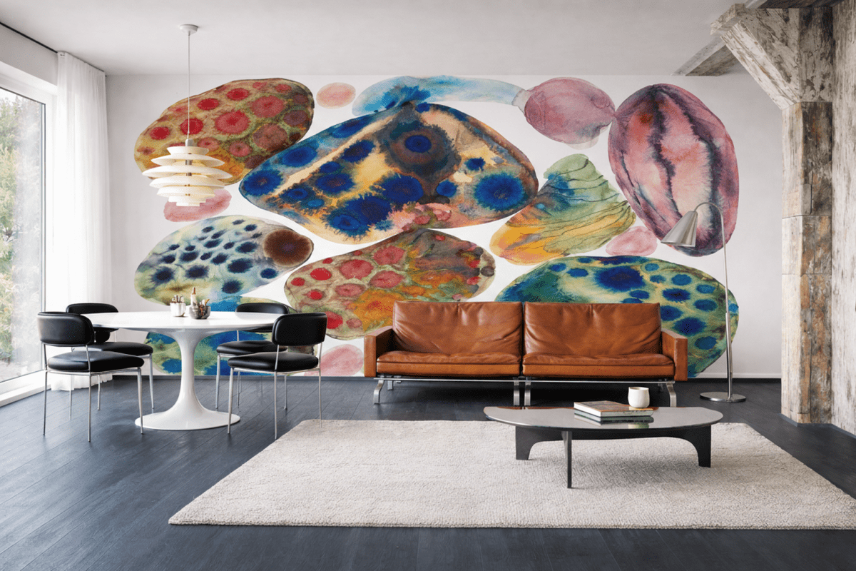 Vibrant Pebble Mosaic