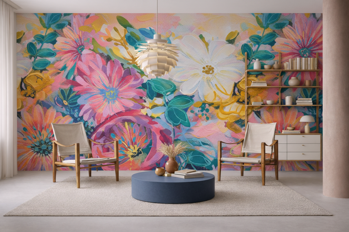 Ink Petal Mosaic