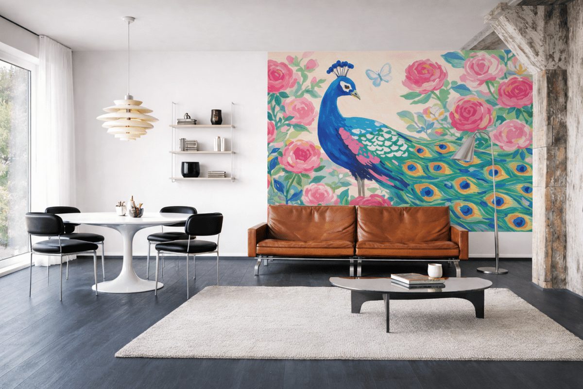 Peacock Blossom Veil