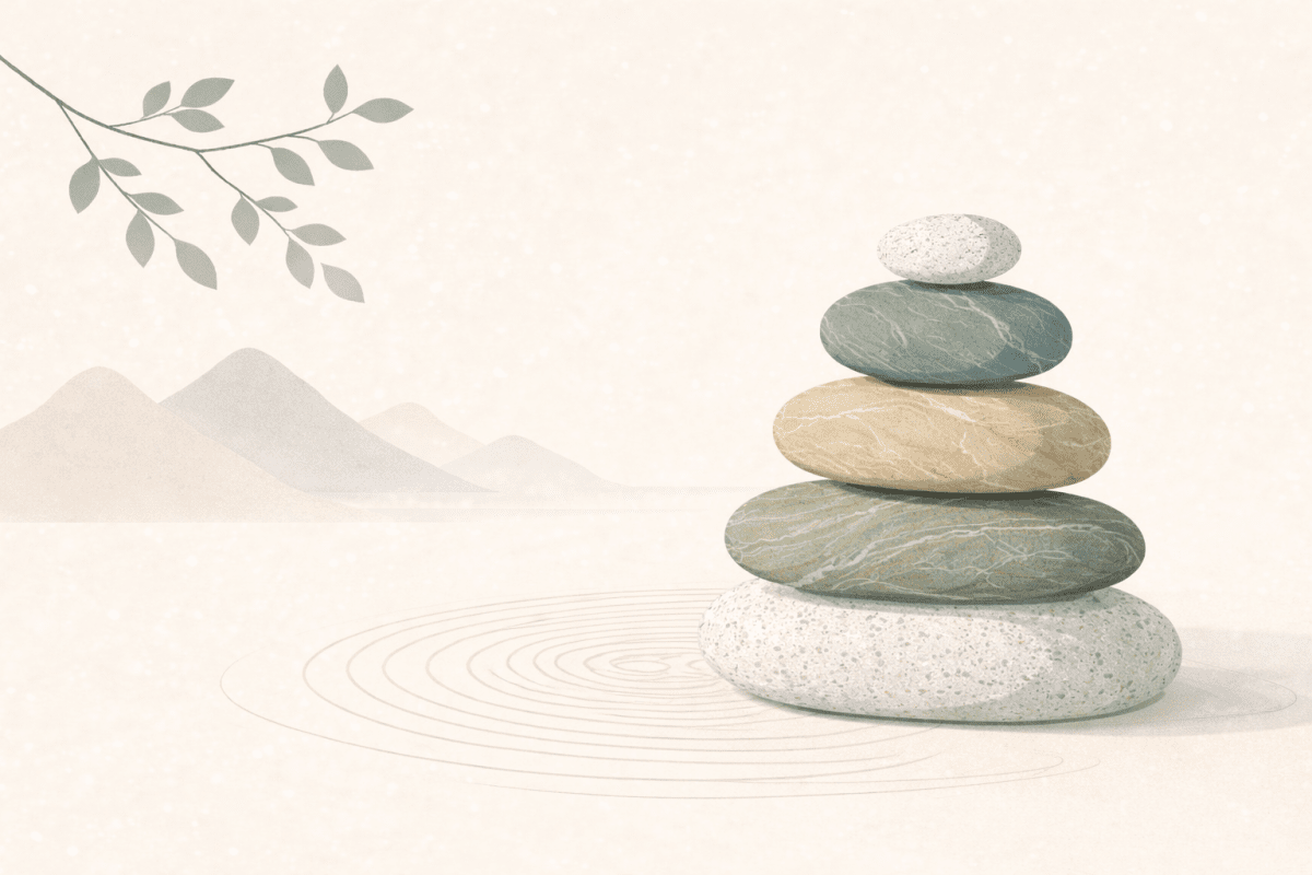 Zen Stone Arrangement