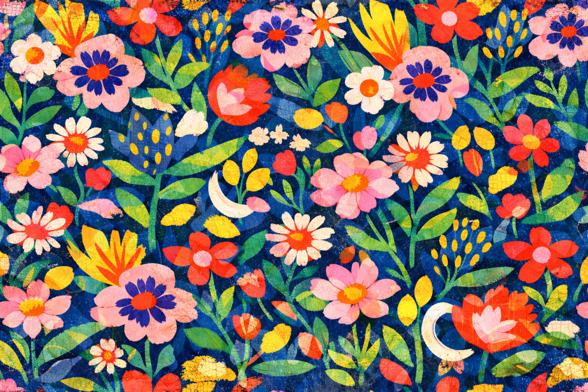 Vibrant Floral Mosaic