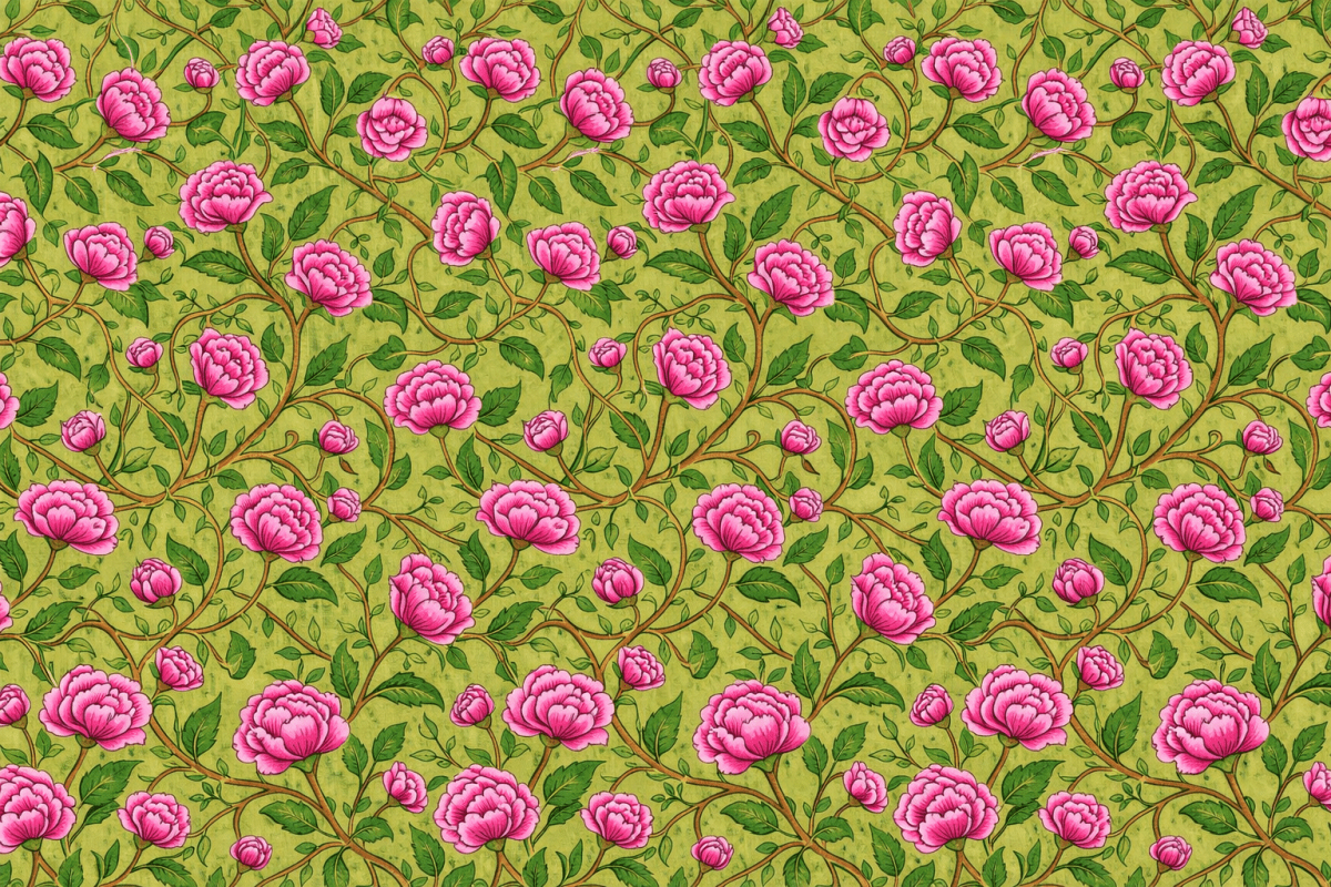 Rosy Lattice Garden