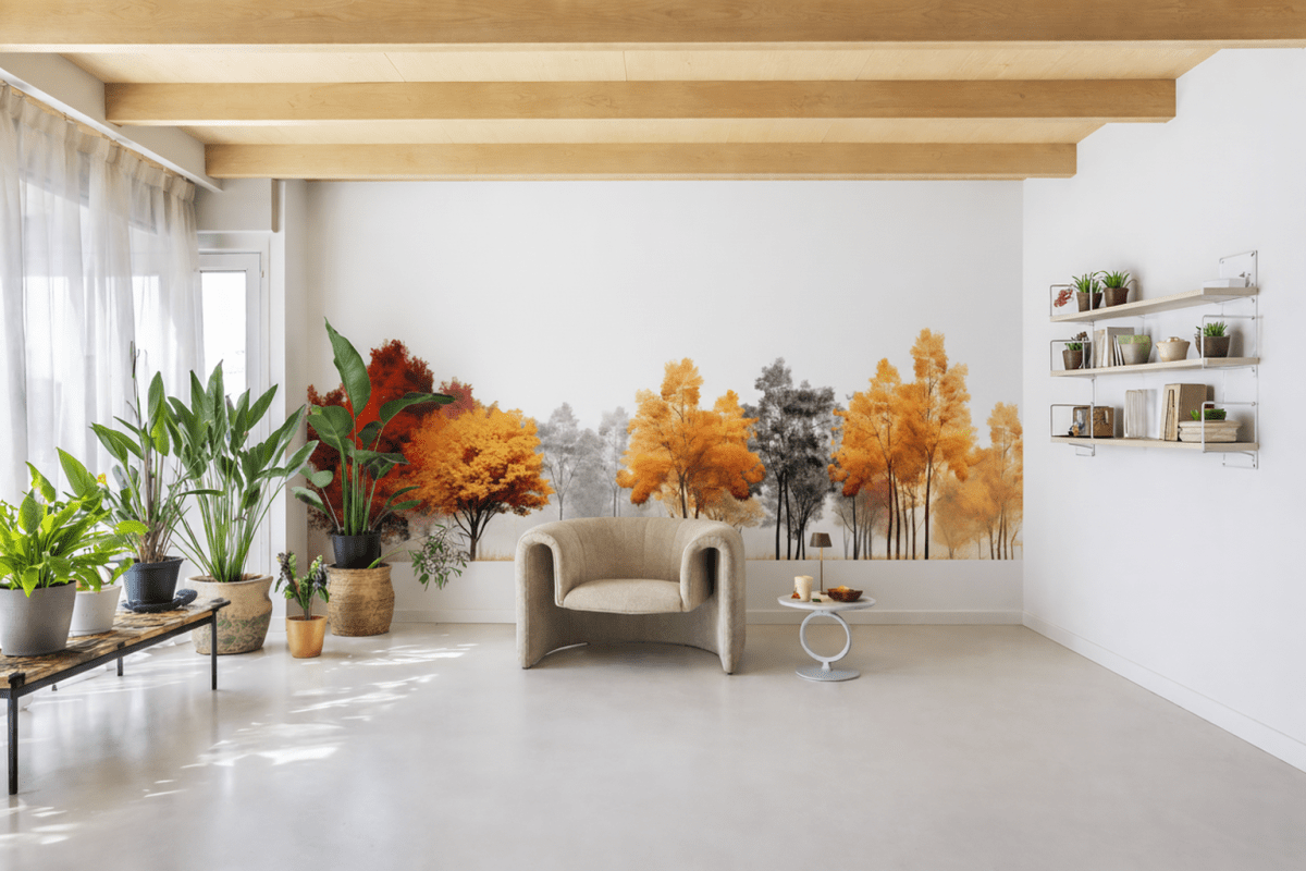 Amber Silhouette Grove