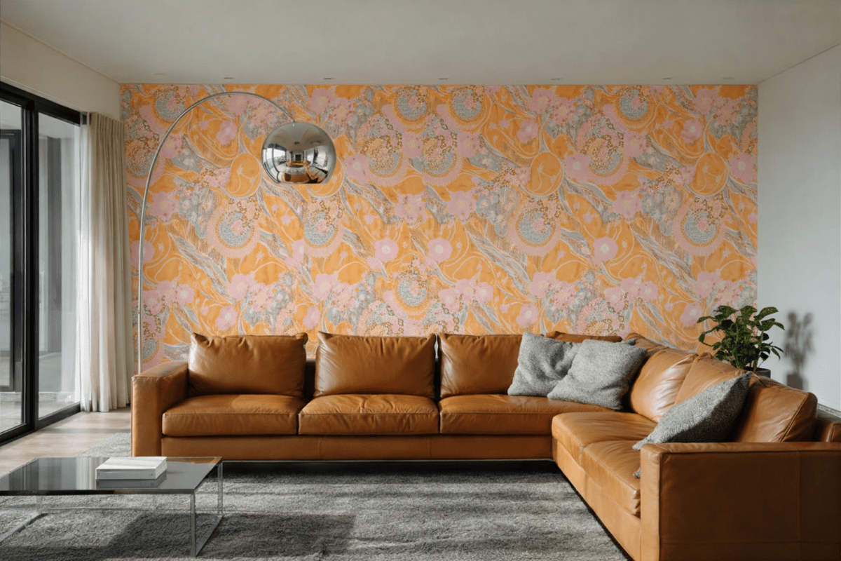 Saffron Celestial Veil