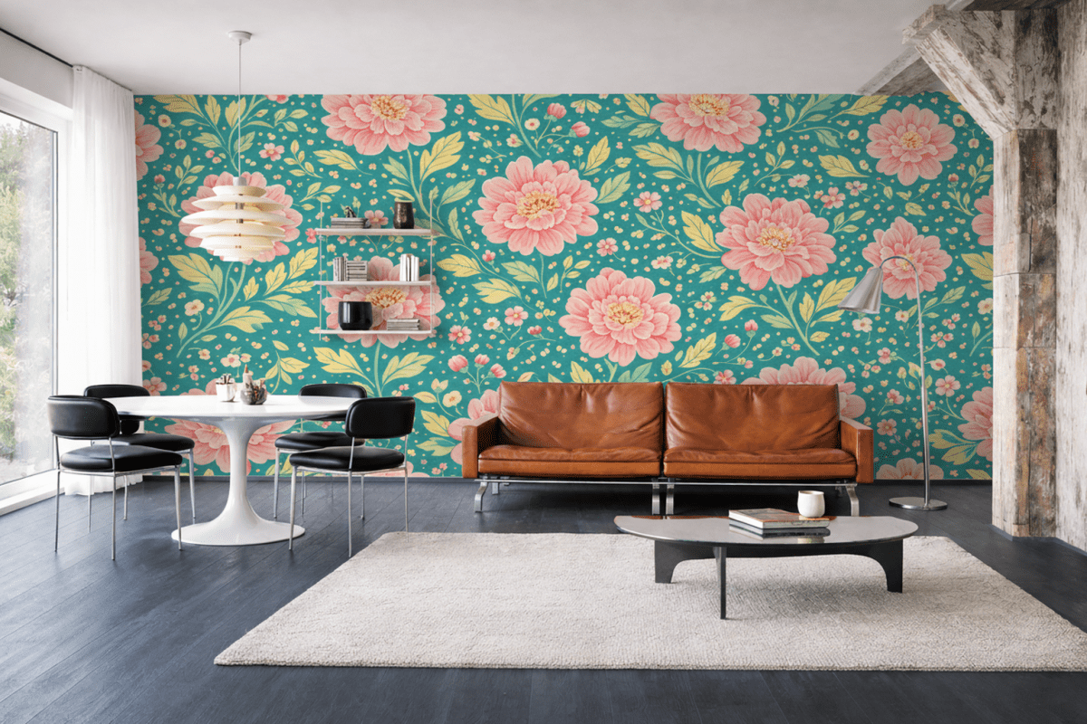 Coral Petal Mosaic