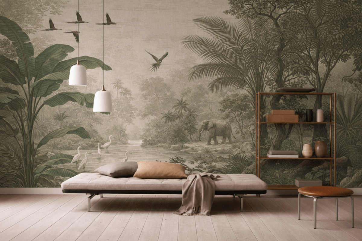 Saffron Jungle Reverie