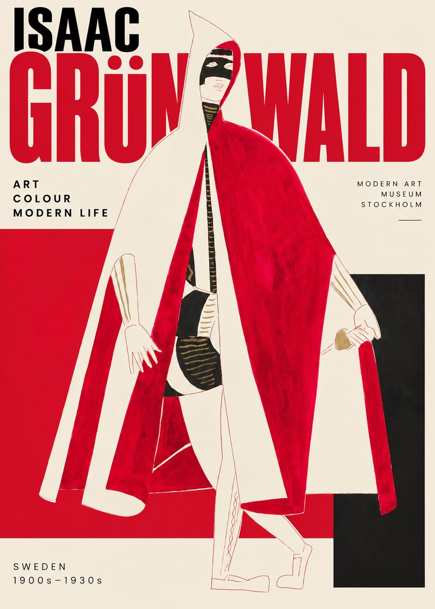 Isaac Grünewald Costume Design I No2 - Juliste