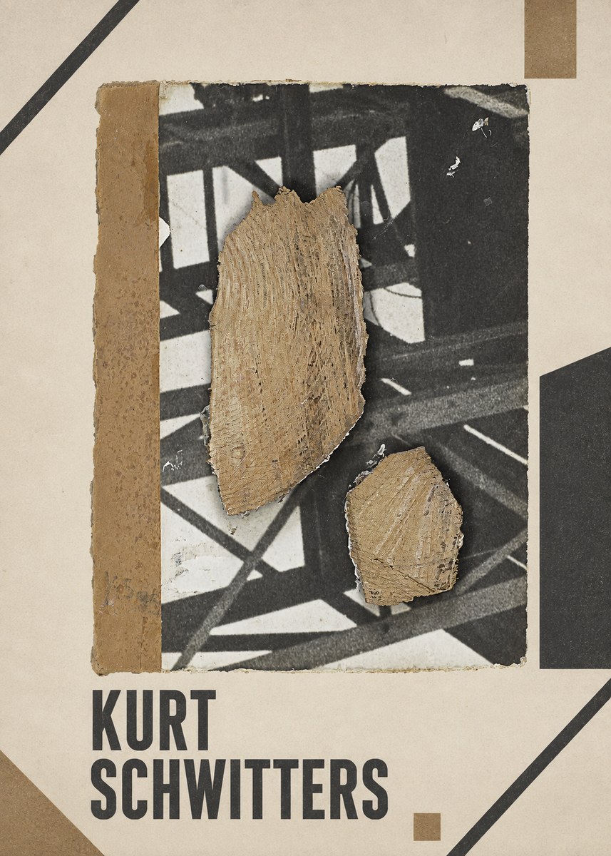 Kurt Schwitters Merz Collage with Found Objects No1 - Juliste