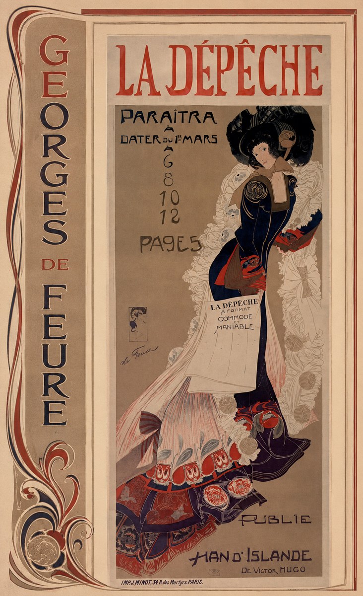 Georges de Feure La Dépêche I No3 - Juliste