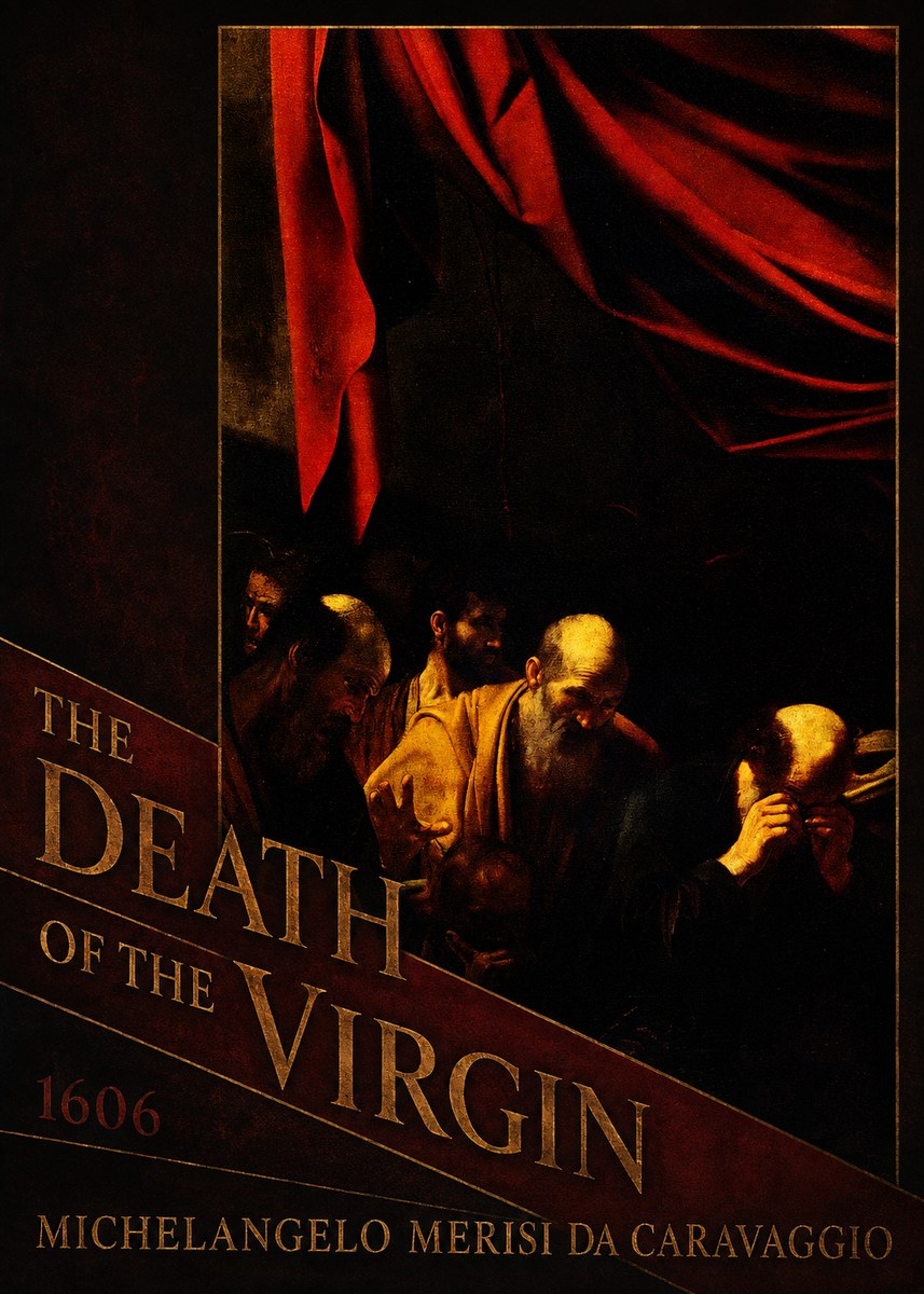 Michelangelo Merisi da Caravaggio The Death of the Virgin I No6 - Juliste