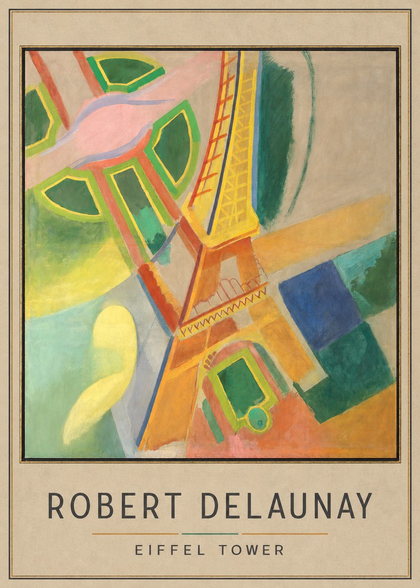 Robert Delaunay Eiffel Tower No3 - Juliste
