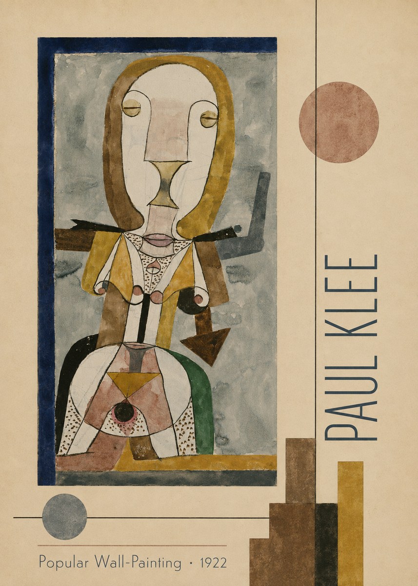 Paul Klee Popular Wall-painting No2 - Juliste