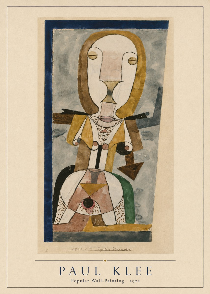 Paul Klee Popular Wall-painting No3 - Juliste