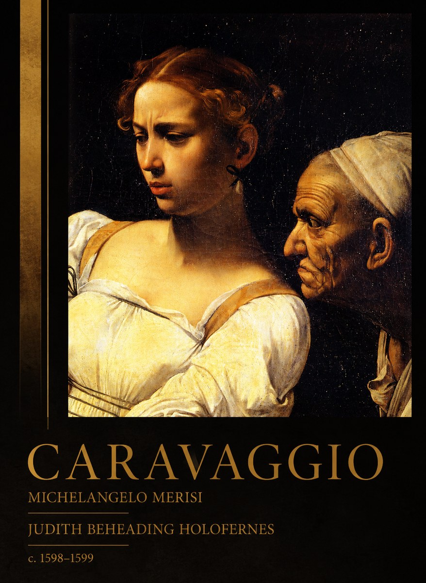 Michelangelo Merisi da Caravaggio Judith Beheading Holofernes I No2 - Juliste