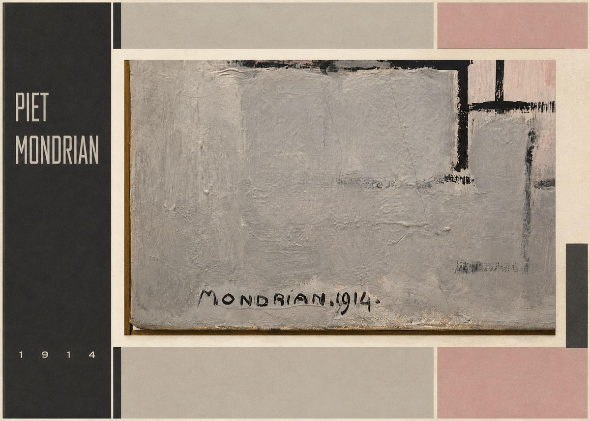 Piet Mondrian Composition 1914 No2 - Juliste