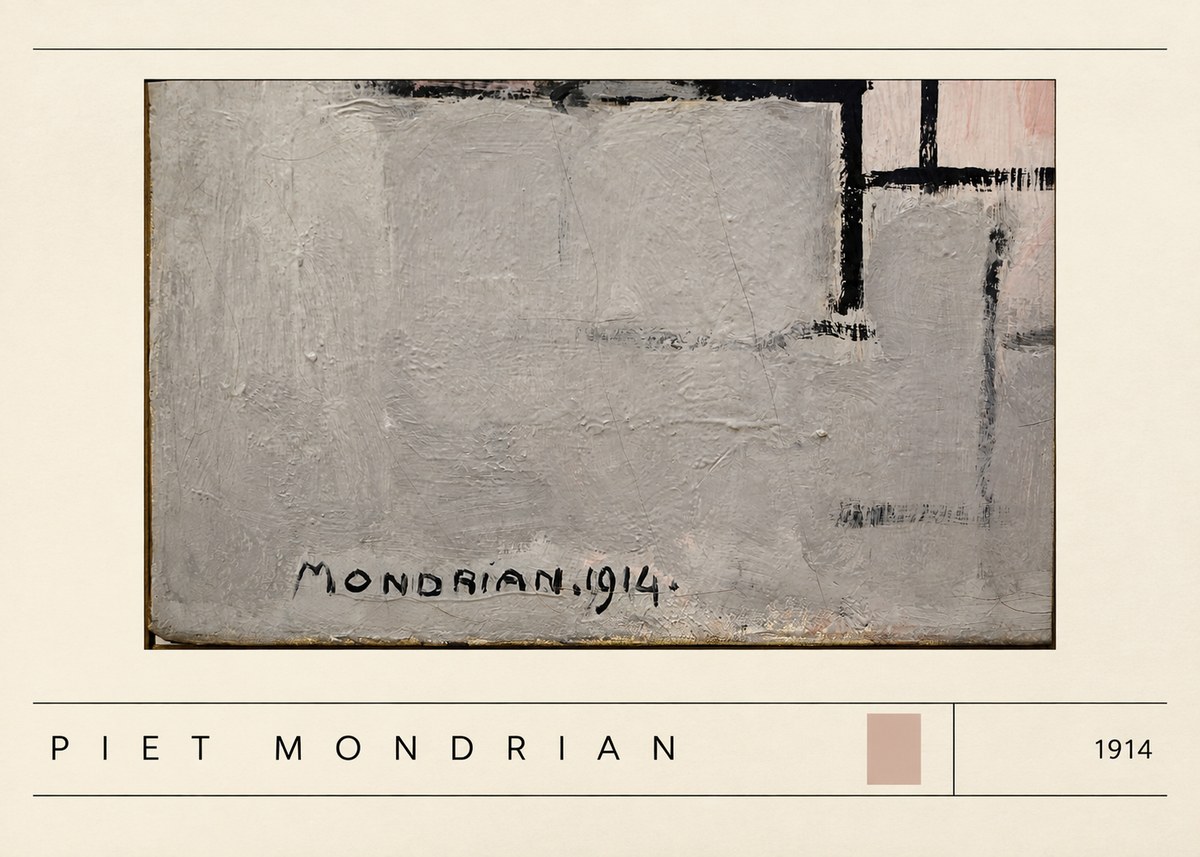 Piet Mondrian Composition 1914 No3 - Juliste