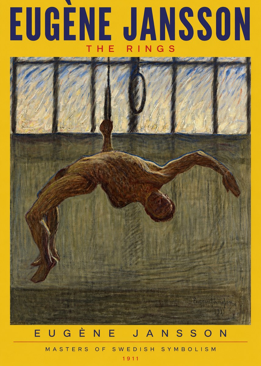 Eugène Jansson The Rings No2 - Juliste