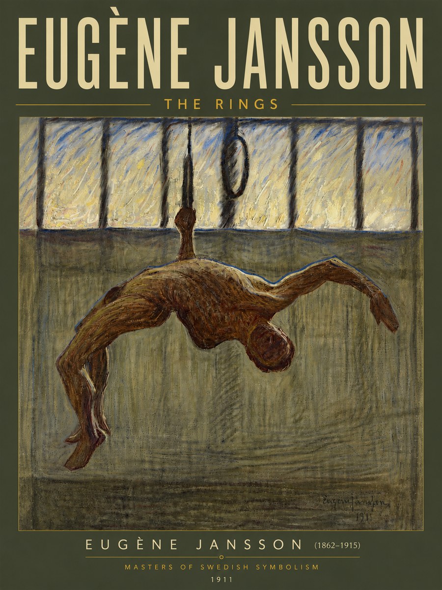 Eugène Jansson The Rings No5 - Juliste