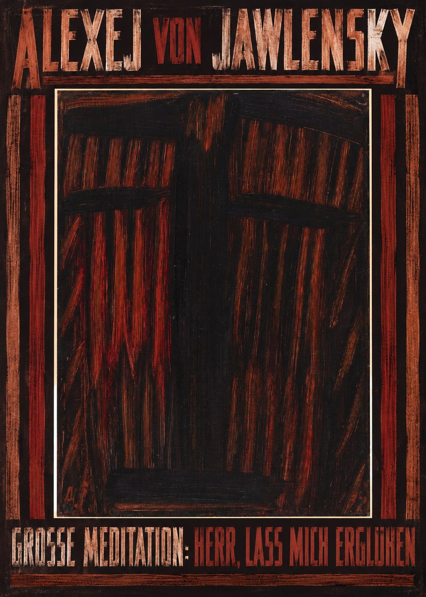 Alexej von Jawlensky Grosse Meditation: Herr, Lass Mich Erglühen No4 - Juliste
