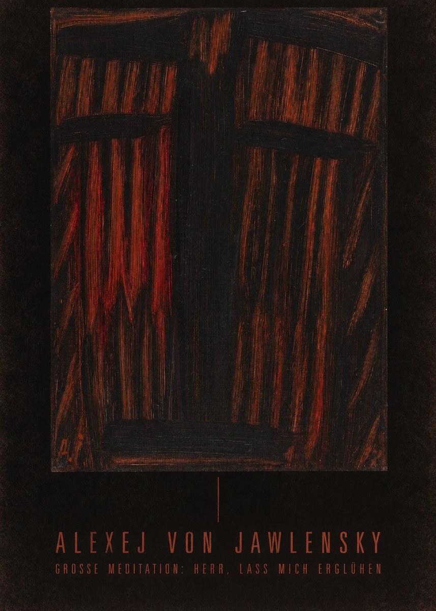 Alexej von Jawlensky Grosse Meditation: Herr, Lass Mich Erglühen No5 - Juliste