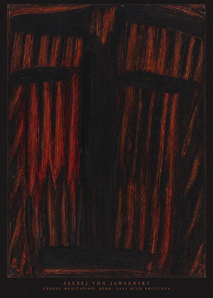 Alexej von Jawlensky Grosse Meditation: Herr, Lass Mich Erglühen No6 - Juliste