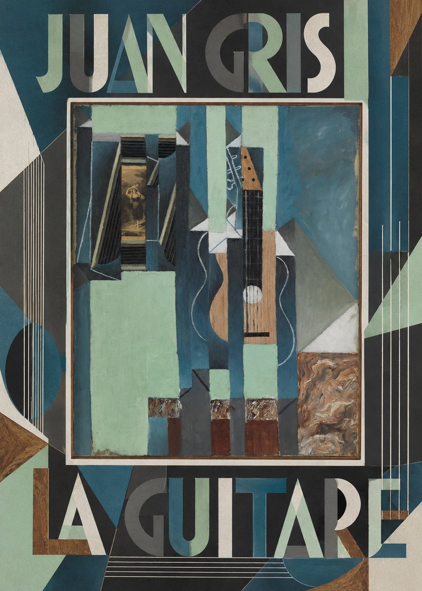 Juan Gris La Guitare No5 - Juliste
