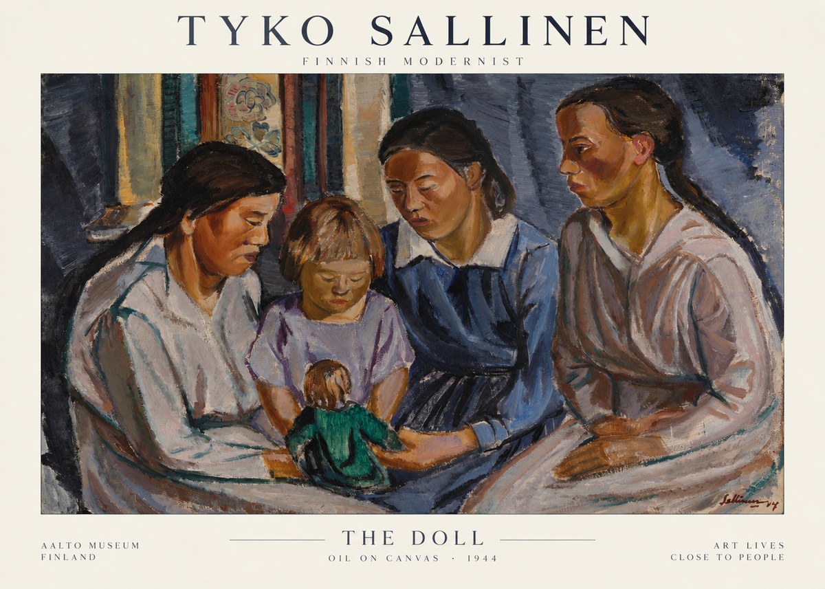 Tyko Sallinen The Doll No1 - Juliste