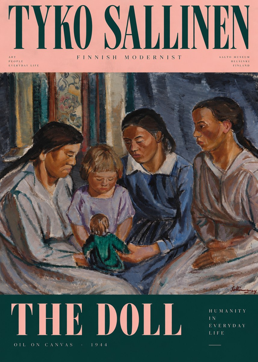 Tyko Sallinen The Doll No4 - Juliste