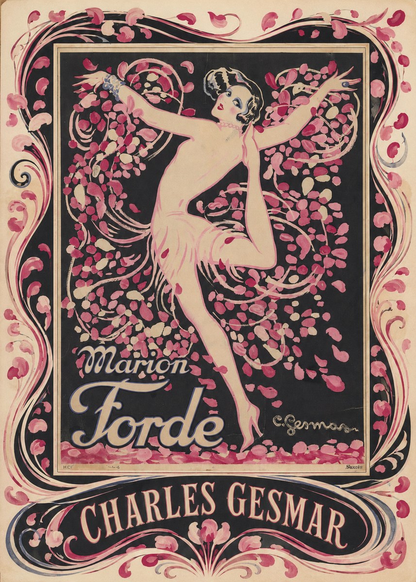Charles Gesmar Marion Forde I No3 - Juliste