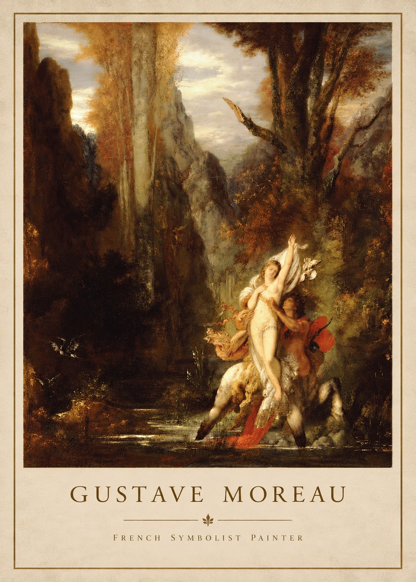Gustave Moreau Jupiter and Semele I No5 - Juliste
