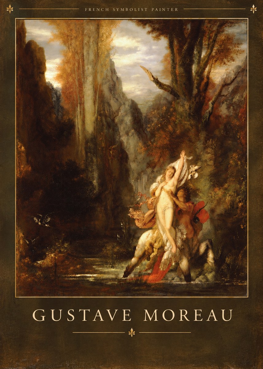 Gustave Moreau Jupiter and Semele I No6 - Juliste